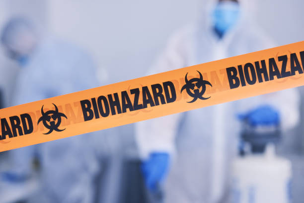 Professional Biohazard Cleanup technician working in Petaluma, CA